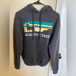 Women’s Sunset Rodeo Time, Dale Brisby Hoodie, size small